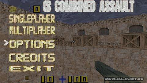 Counter-Strike 3D для PSP [ Counter-Strike Combined Assault 0.75 ]